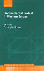 Tapa de ENVIRONMENTAL PROTEST IN WESTERN EUROPE; ED. BY CHRISTOPHER ROOTES