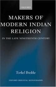 Tapa de Makers of modern Indian religion in the late Nineteenth Century