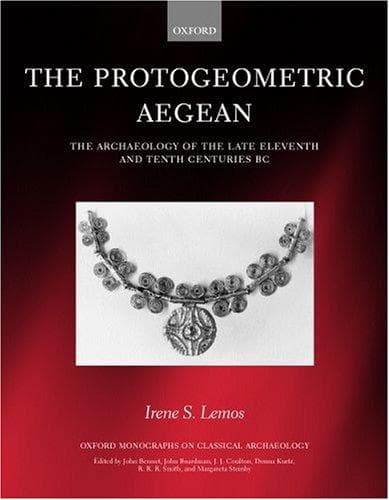 Tapa de The Protogeometric Aegean