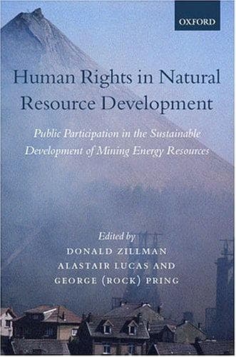 Tapa de Human rights in natural resource development