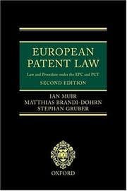 Tapa de Europäisches und internationales Patentrecht