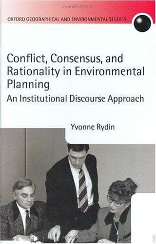 Tapa de Conflict, Consensus, and Rationality in Environmental Planning