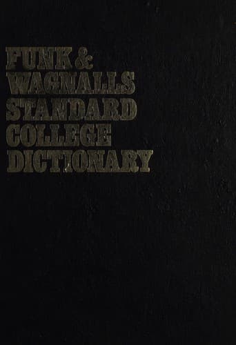 Tapa de Funk Wagnalls standard college dictionary