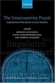 Tapa de Unaccusativity Puzzle