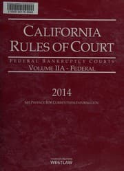 Tapa de California rules of court