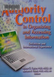 Tapa de Authority control in organizing and accessing information