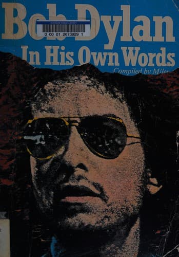 Tapa de Bob Dylan in his own words