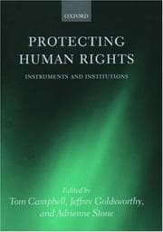 Tapa de Protecting human rights
