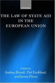 Tapa de The law of state aid in the European Union