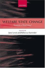 Tapa de Welfare state change