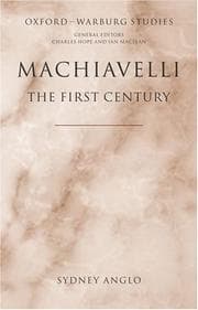 Tapa de Machiavelli - The First Century