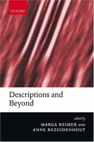 Tapa de Descriptions and beyond