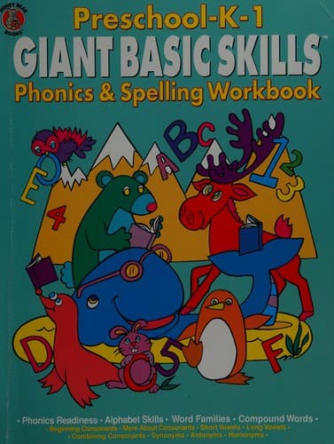 Tapa de Preschool - K - 1 giant basic skills