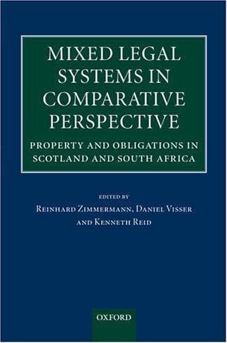 Tapa de Mixed legal systems in comparative perspective