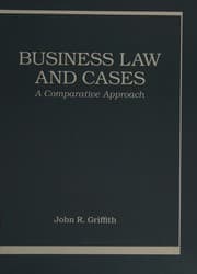 Tapa de Business law and cases