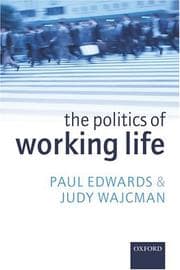 Tapa de The politics of working life