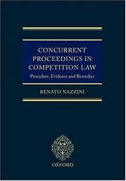 Tapa de Concurrent proceedings in competition law