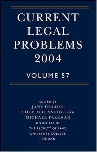 Tapa de Current Legal Problems