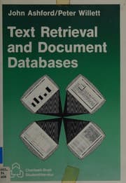 Tapa de Text Retrieval and Document Databases