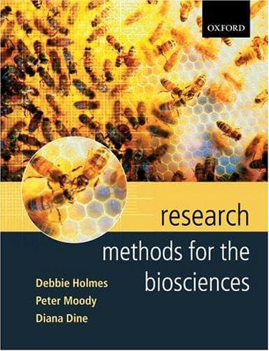 Tapa de Research Methods in the Biosciences
