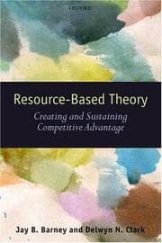 Tapa de Resouce-Based Theory