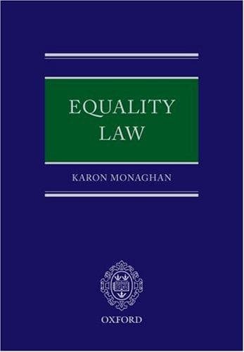 Tapa de Equality Law