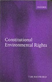 Tapa de Constitutional Environmental Rights