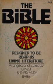 Tapa de The Bible designed to be read as living literature