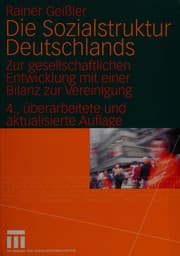 Tapa de Die Sozialstruktur Deutschlands