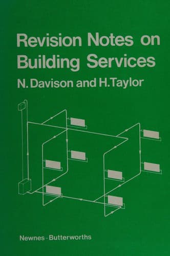 Tapa de Revision notes on building services
