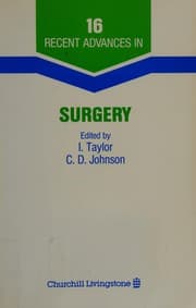 Tapa de Recent advances in surgery