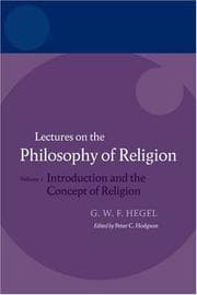 Tapa de Hegel:Lectures on the Philosophy of Religion: Vol I