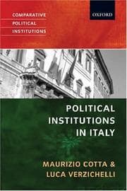 Tapa de Political institutions in Italy