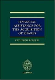 Tapa de Financial assistance for the acquisition of shares