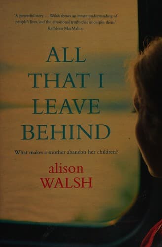 Tapa de All That I Leave Behind