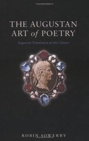 Tapa de The Augustan art of poetry