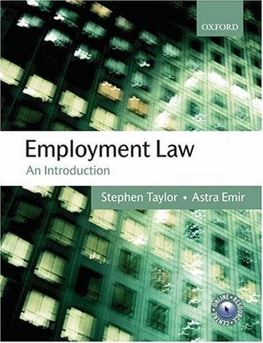 Tapa de Employment law