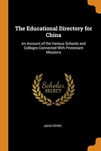 Tapa de The Educational Directory for China