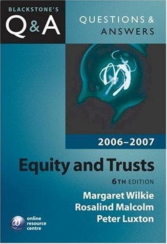 Tapa de Q&A: Equity and Trusts
