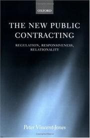 Tapa de The New Public Contracting
