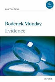 Tapa de Evidence (Core Texts)