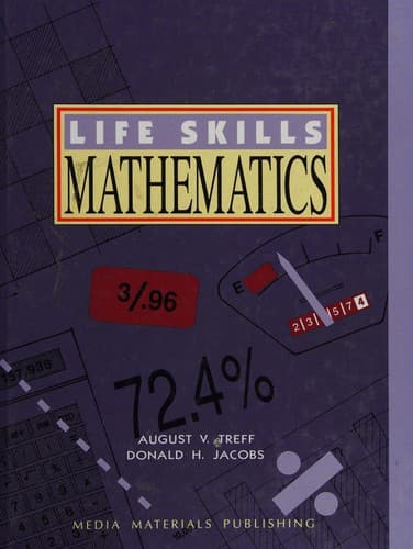 Tapa de Life skills mathematics