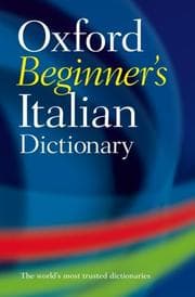 Tapa de Oxford beginner's Italian dictionary