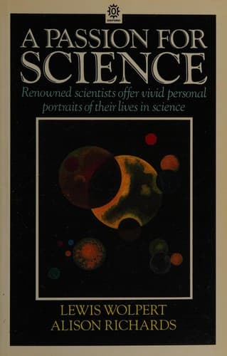 Tapa de A passion for science