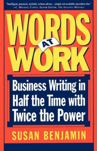 Tapa de Words at work