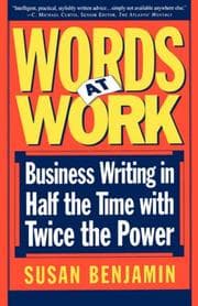 Tapa de Words at work