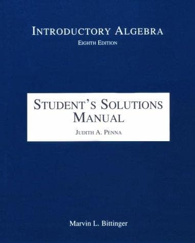 Tapa de Student's Solutions Manual