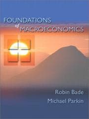 Tapa de Foundations of macroeconomics