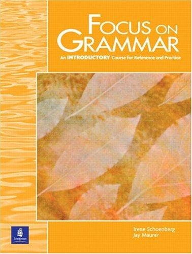 Tapa de Focus on grammar