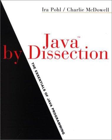 Tapa de Java By Dissection